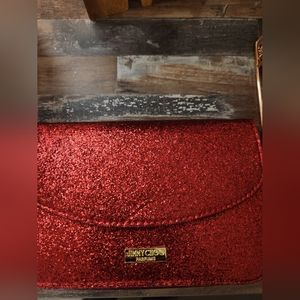 Jimmy Choo crossbody glitter bag